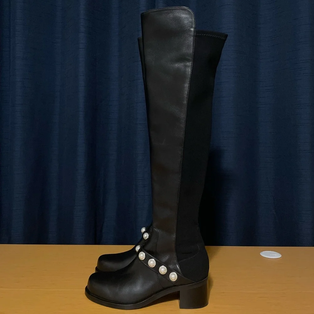 Stuart Weitzman Portia Studded Boots